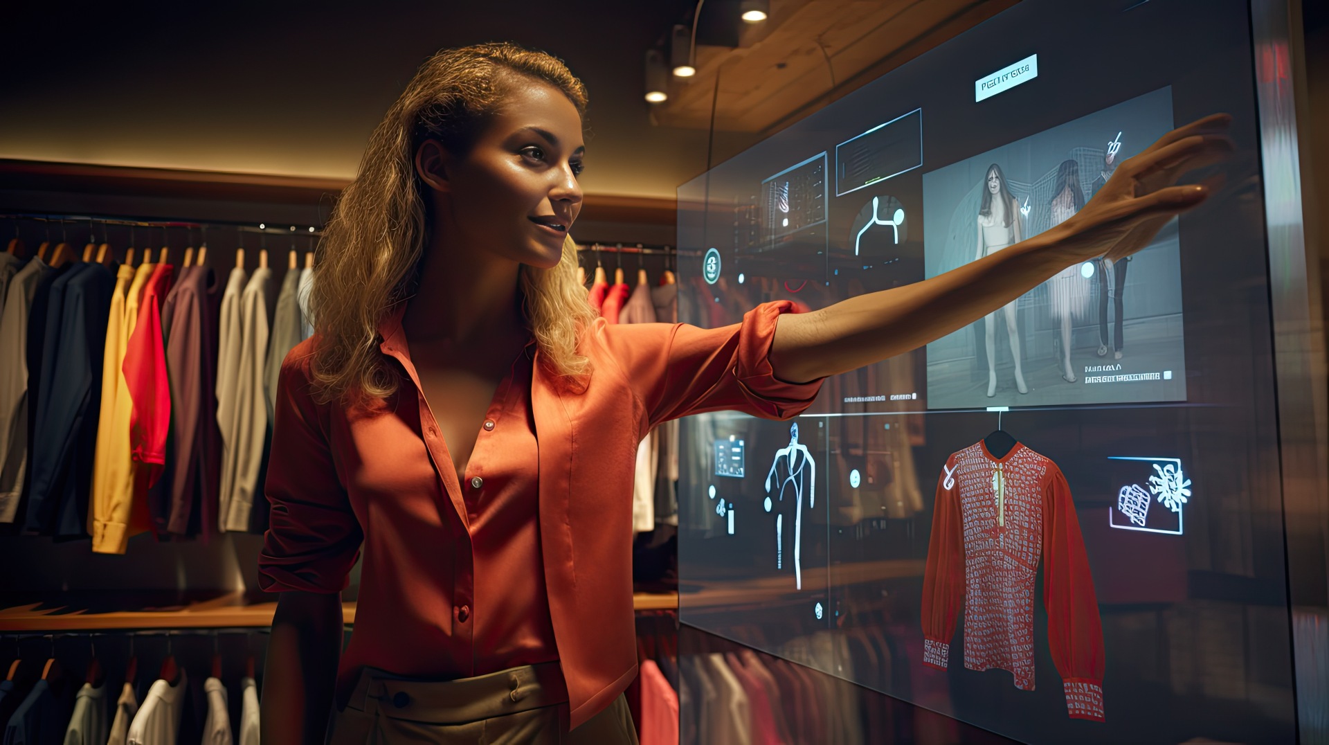 interactive shopping displays